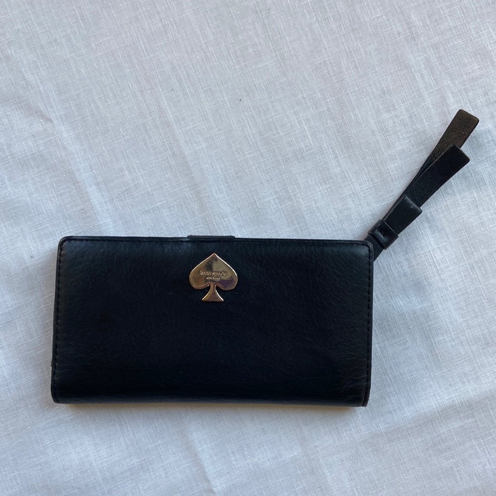 Kate Spade Black Leather Wallet
